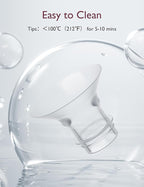 Momcozy Flange Insert 15/17/19/21mm Compatible with 24mm Flange/Shield of Most Pumps, Insert for Breast Pump Replacement Accessories, 4PCS