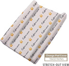 Personalized Baby Crib Bedding Set – Fun Space Theme Nursery Bedding Sets 3 Piece with Custom Name Blanket, Fitted Crib Sheet & Changing Pad Cover – Ideal Newborn Gift for Boys Girls