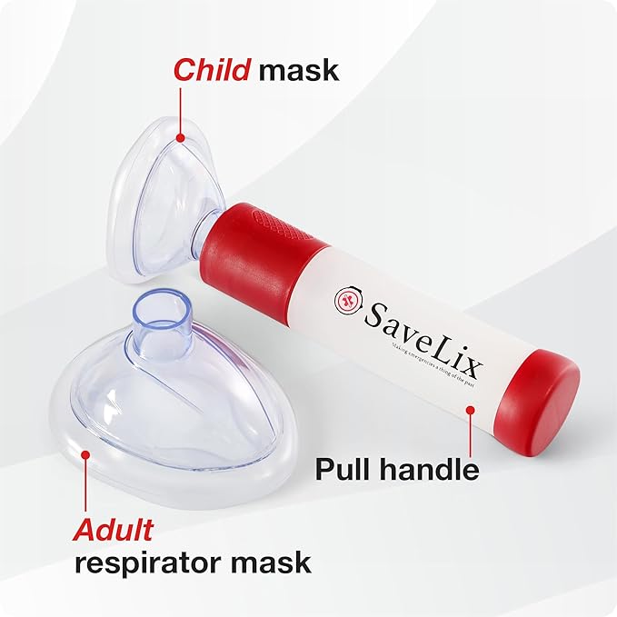 Anti-Choking Device 2 Pack – Portable Airway Suction Device & First Aid Kit for Adults & Children – Lightweight & Compact Emergency Solution for Home, Car & Travel