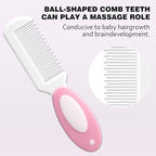 Baby Grooming Set，Baby Health Care Set Baby Brush Soft Bristles 3 Piece Baby Care Set Baby Hair Brush and Comb Set Baby Hair Brush Baby Comb Silicone Baby Cradle Cap Brush Set