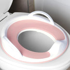 Jool Baby Potty Training Seat for Boys and Girls With Handles, Fits Round & Oval Toilets, Non-Slip with Splash Guard, Includes Free Storage Hook (Pink)