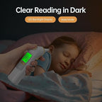 Ear Thermometer, Highly Accurate Ear Thermometer for Kids, Adults and Babies, 30 Memory Recall, 1s Result and 3-Color Fever Alert, with 24 Disposable Probe Covers, Yellow