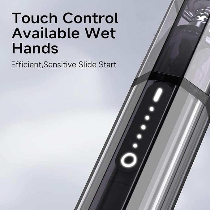 Nose Ear Trimmer Clipper R Angle Round Fast Charge Type-c Port Painless Hair Trimmer for Men Women,Touch Control Available Wet Hands with IPX7 Waterproof,Dual Edge Blades for Easy Cleaning Grey