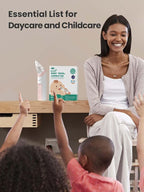 GROWNSY Nasal Aspirator for Baby, 2-in-1 Electric Nose Spray & Suction, Baby Nose Sucker with Powerful Suction, Music and Light Soothing Function, Pink