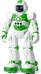 Robot Toys for Kids,Programmable Remote Control Smart Walking Dancing Robot Toy with Gesture & Sensing for Age 4 5 6 7 8 9 10 Year Old Boys for Birthday Present,Green