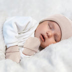 Newborn Baby Mittens No Scratch Cotton Elastic Wrist Gloves Infant Toddler Mittens for Baby Boy Girl 0-6 Months