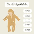 Ehrenkind® WOOLEN JUMPSUIT for Infants and Kids, Warm infant One-Piece made of natural virgin wool with zipper