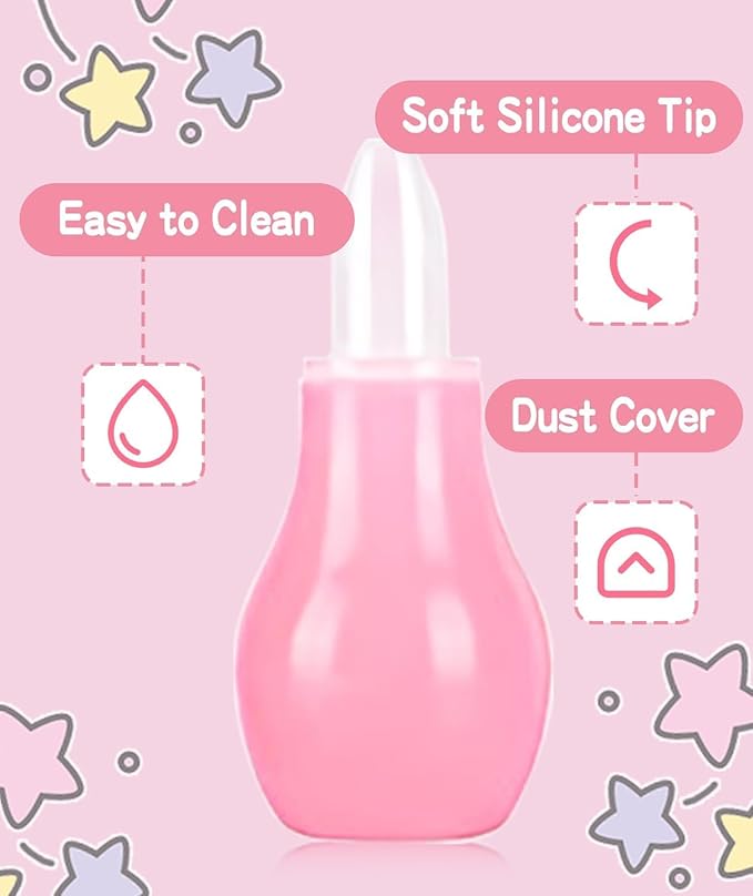 Baby Grooming Kit, Infant Safety Care Set with Hair Brush Comb Nail Clipper Nasal Aspirator,Baby Essentials Kit for Newborn Girls Boys(13 Pc Pink Kit)