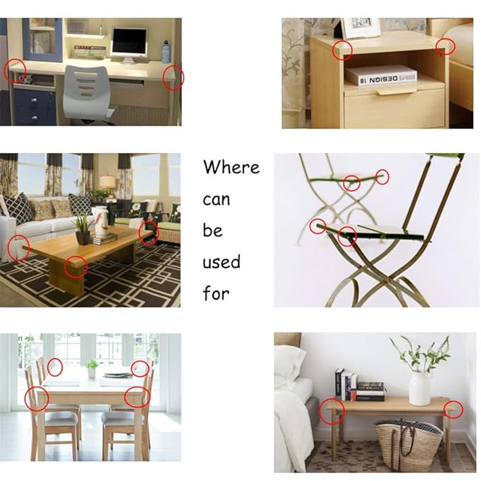 DYKESON Soft Corner Protector, Baby Safety Cushion, Corner Bumpers for Furniture, Corner Proofing for Baby, Corner Cushion, Table Edge Protector, Baby Proofing Edge, Corner Guards, 12 Pack, Beige