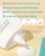 Waterful Sun Lotion Mild SPF 40 - Zinc Oxide Water Resistant Mineral Sunscreen for Babies, Kids & Adults - Hypoallergenic, Vegan, Reef-Safe - Korean Sun Care for Sensitive Skin, 2.82 fl.oz.