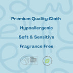 Hello Bello Extra Gentle Unscented Baby Wipes, Plant Based, Made with 99% Water and Aloe for Babies and Kids, 60 Count (Pack of 9) Total 540 Count