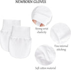 Baby Mittens No Scratch Mittens Infant Soft Gloves Mittens for 0-6 Months Boys Girls