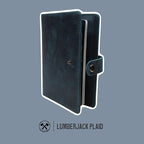 Genuine Leather AirTag and Moto Tag Passport Holder and Wallet for Men and Women RFID Blocking for Secure Traveling and Documentation Organizer (Blue)