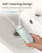 GROWNSY Nasal Aspirator for Baby, Upgraded 5 Suction Levels Baby Nose Sucker, IPX7 Waterproof Electric Nose Suction for Baby, Booger Sucker for Toddlers with Music & Light Functions (Green)