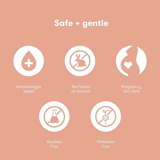 Frida Mom Stretch Mark Cream, Moisturizing Lotion for Stretch Marks and Perineal Massges with Vitamin E, 2.5oz