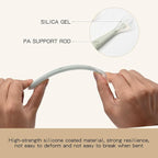 Silicone Baby Spoons for Baby Led Weaning, Spoons with Storage Box，Feeding Spoons for First Stage Baby Dishwasher Safe (Green)