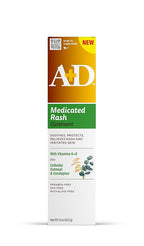 A+D Medicated Rash Ointment 1.5 oz– Relieves Rash & Skin Irritated Skin from Poison Ivy, Eczema, Beard Rash, Bikini Rash, Dry Skin, Chapped Skin, bug bites. Made with Colloidal Oatmeal