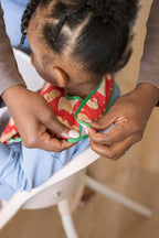 Tiny Twinkle Mess-Proof Baby Bib - Waterproof Bib for Baby Girl or Boy- Machine Washable - Adjustable Closure - PVC, BPA, & Phthalate Free - Great for Travel - Baby Food Bibs (3 Pack,Christmas)