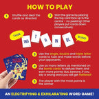 Card Game - Fletter Fuse, Fast-paced Word Game for All Ages, Fun for Family Game Night, Vocabulary Building, Gifts for Kids Ages 8, 9, & 10 Years