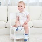 Zaples Baby Non Slip Grip Ankle Socks with Non Skid Soles for Infants Toddlers Kids Boys Girls