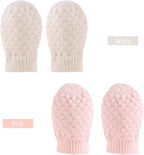 Baby Knit Mittens Toddler Boys Girls Gloves Winter Infant Newborn No Scratch Mitten 0-3 Years