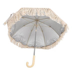 Baby Outdoor Parasols, Baby Stroller Parasol Umbrella with Adjustable Clamp, Toddler Umbrella for Trolley Wheelchair Beach Chair, Outdoor Activities (Beige)