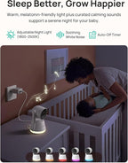 Dr.Care LumiView Plus Smart WiFi Baby Monitor - 5.5" 1080P Split Screen & 2K Camera, Privacy Mode, Cry & Motion Alerts, 5000mAh Removable Battery, RGB Night Light, HD Night Vision, App Control, 1279ft