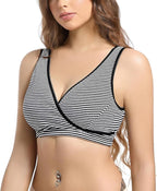 SUIEK 4 Pack Nursing Sleep Bra Maternity Bralette Cotton Breastfeeding Bras