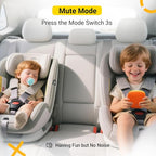 4-in-1 Handheld Tic Tac Toe Game Portable Electronic Board Games for Kids & Adults, Travel Games, Birthday Gifts, Yellow