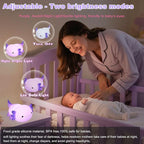 HAPPYBAG Axolotl Night Light,Cute Axolotl lamp Gifts for Kids,Dimmable Silicone Animal Nursery Night Light,Kawaii Rechargeable Bedside Touch Lamp,Baby Room Decor Axolotl Light