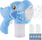 Onory 1 Pack Bubble Gun Machine for Kids, Bubble Gun with Bubble Solutions for Boys Girls, Bubble Blaster for Summer Toy, Party Favors, Outdoor & Indoor Activity, Birthday Gift, Bubble Blower