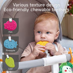 TUMAMA Baby Toys 0 3 6 12 Months, Soft Hanging Stroller Toys Potted Plant Crib Car Seat Toys, Infant Newborn Crinkle Infant Rattles with Teether Squeaky Sensory Developmental Toy