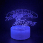3D Alien Night Light, Monster Illusion Table Lamp with 16 Colors Remote Control Touch Lamp LED USB Night Light Desk Lamps Room Decorations Home Decor Holiday Birthday Light