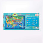 BEST LEARNING i-Poster My USA Interactive Map - Educational Talking Toy for Kids of Ages 5 to 12 Years Old