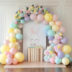 RUBFAC 129pcs Pastel Yellow Balloons Different Sizes 18 12 10 5 Inches Light Yellow Balloons for Happy Birthday Wedding Anniversary Baby Shower Easter Garland Arch Party Decoration