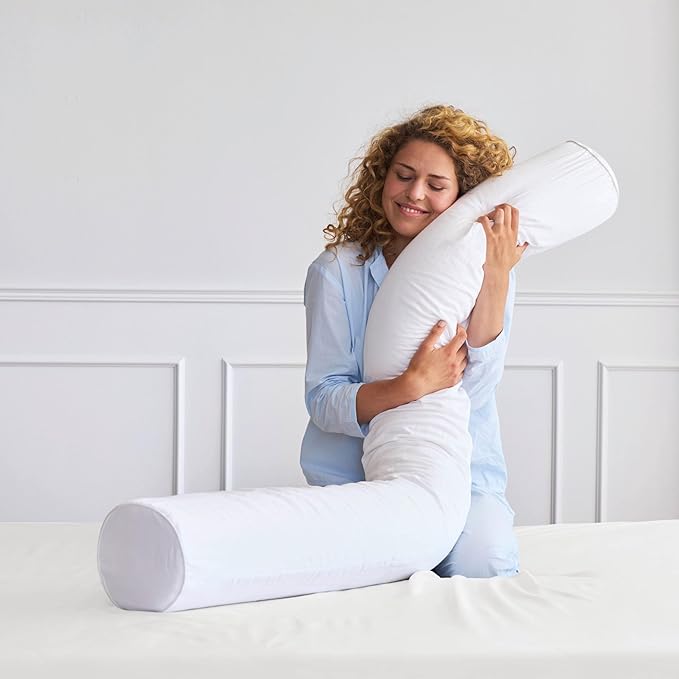 Bearaby Body Pillow - Full Body Pillows for Adults, Pregnancy Pillow - Made from Natural Rubber Foam and Organic Cotton