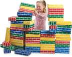 Lillian Vernon Primary Building Bricks - Kids Cardboard Blocks, Each 9" x 4" x 2" (Set of 24)