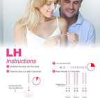 MomMed Ovulation Test Strips, Ovulation and Pregnancy Tests (LH50-HCG20), Includes 50 Ovulation Tests and 20 Pregnancy Tests with 70 Urine Cups, Accurately Track Ovulation and Detect Early Pregnancy