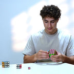 TOSY Magnet Cube 2x2 - 8 Blocks, 2 in 1 Toy: 2x2x2 Puzzle Cube and Customizable Infinity Cube, Glowing, UV Flashlight, Fidget/STEM/STEAM Magnet Tiles Birthday Gift for Kids/Teens/Adults, 2-Pack