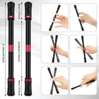 2 Pieces Pen Spinning Spinner Pen Gaming Pen Spinning Mod Gaming Spinning Pens Flying Spinning Pen Finger Rotating Pen for Kids Adults Office Supplies with Instruction Manual (Red)