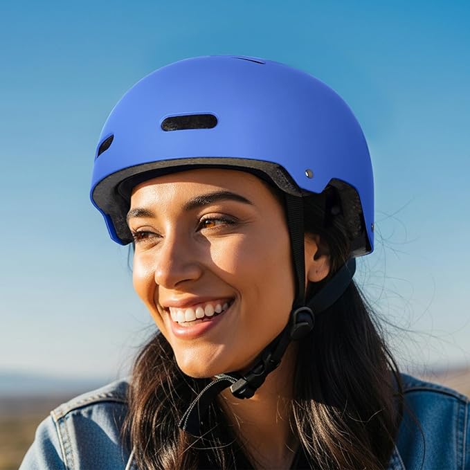 Skateboard Bike Helmet for Adults Women Men Youth Kids (2-3-5-8-14+ Years Boys Girls) - Lightweight Multi-Sport Adjustable Helmets for Bicycle Skateboard Scooter Skate Cycling