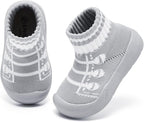 Engtoy Baby Shoes & Socks - Non-Slip Breathable Slippers with Soft Rubber Sole - Baby Boys & Girls Slip On Sneakers