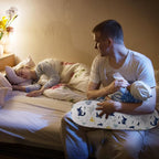 Little Grape Land New Nursing Pillow for Breastfeeding, Larger Breast Feeding Pillow and Positioner with Removable Cover for More Support, Tummy Time and Bottle Feeding Support Pillow, Dinosaur