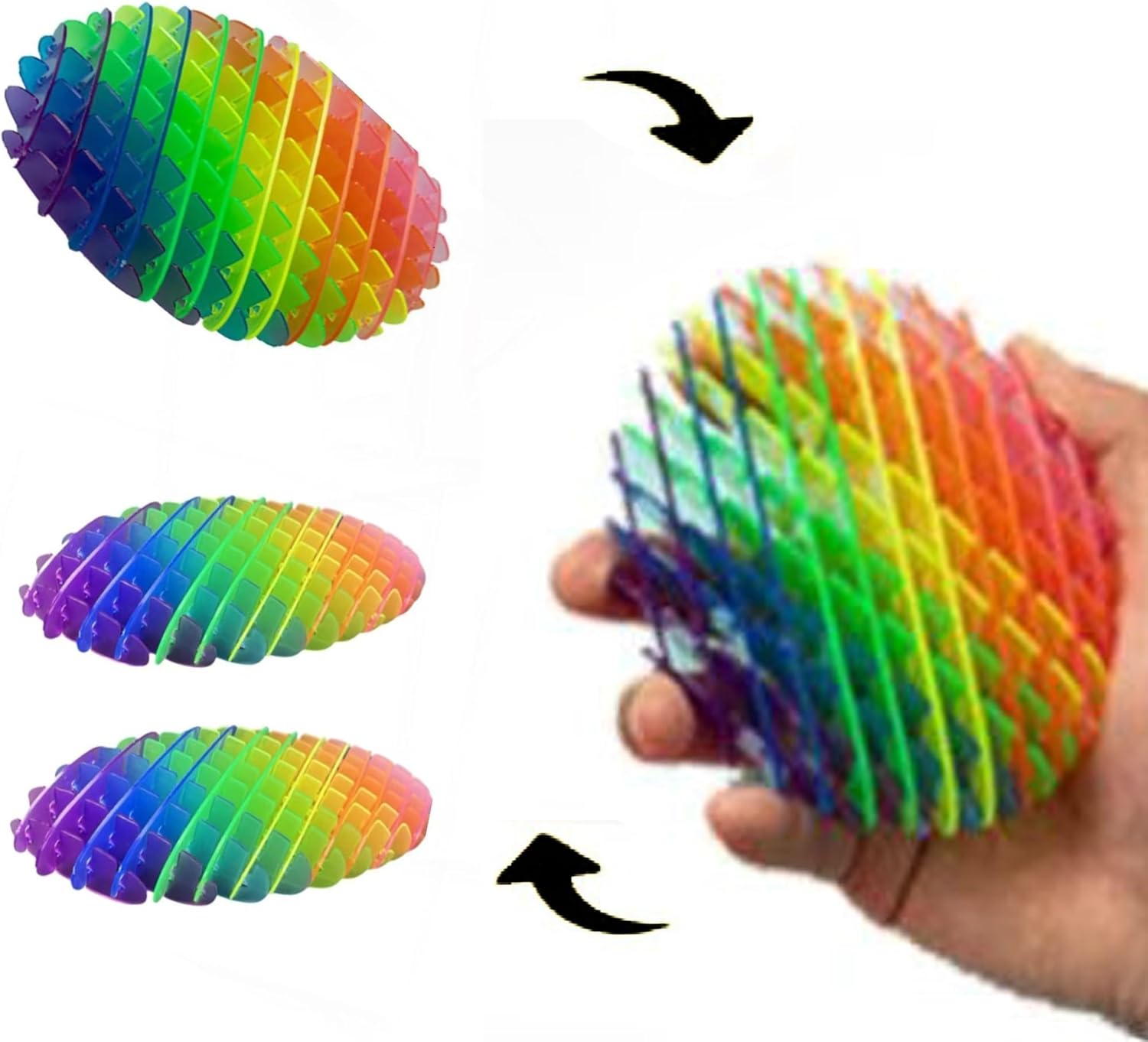 Fidget Toys ， Fidget Worm Toy,Stress Relief Fidget Toys for Kids&Adults,Elastic Mesh Toys,Sensory Slug Fidget Toy,Resistance Fidget Toys,Anxiety Relief Toys (Colorful red)