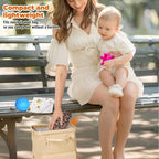 Baby Sling Carrier Adjustable Baby Sling 2025 Upgraded Toddler Sling Comfortable Baby Wrap Carriers Ergonomic-Designed, Travel Friendly Carrying 10-45 Lbs(Green Leopard)