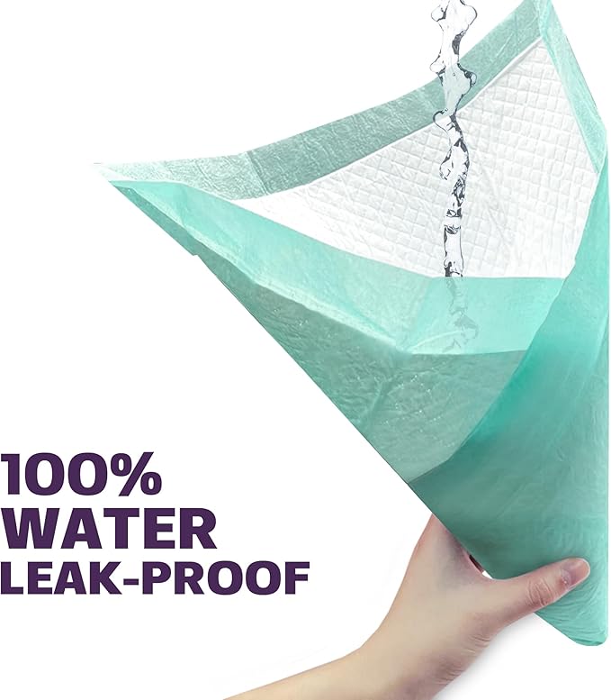 Disposable Bed Pads for Adults Extra Large 36 x 36 (50 Count) - Incontinence Bed Pads, Chuck Pads, Chux Pads, Changing Pads for Baby, Pee Pads for Kids