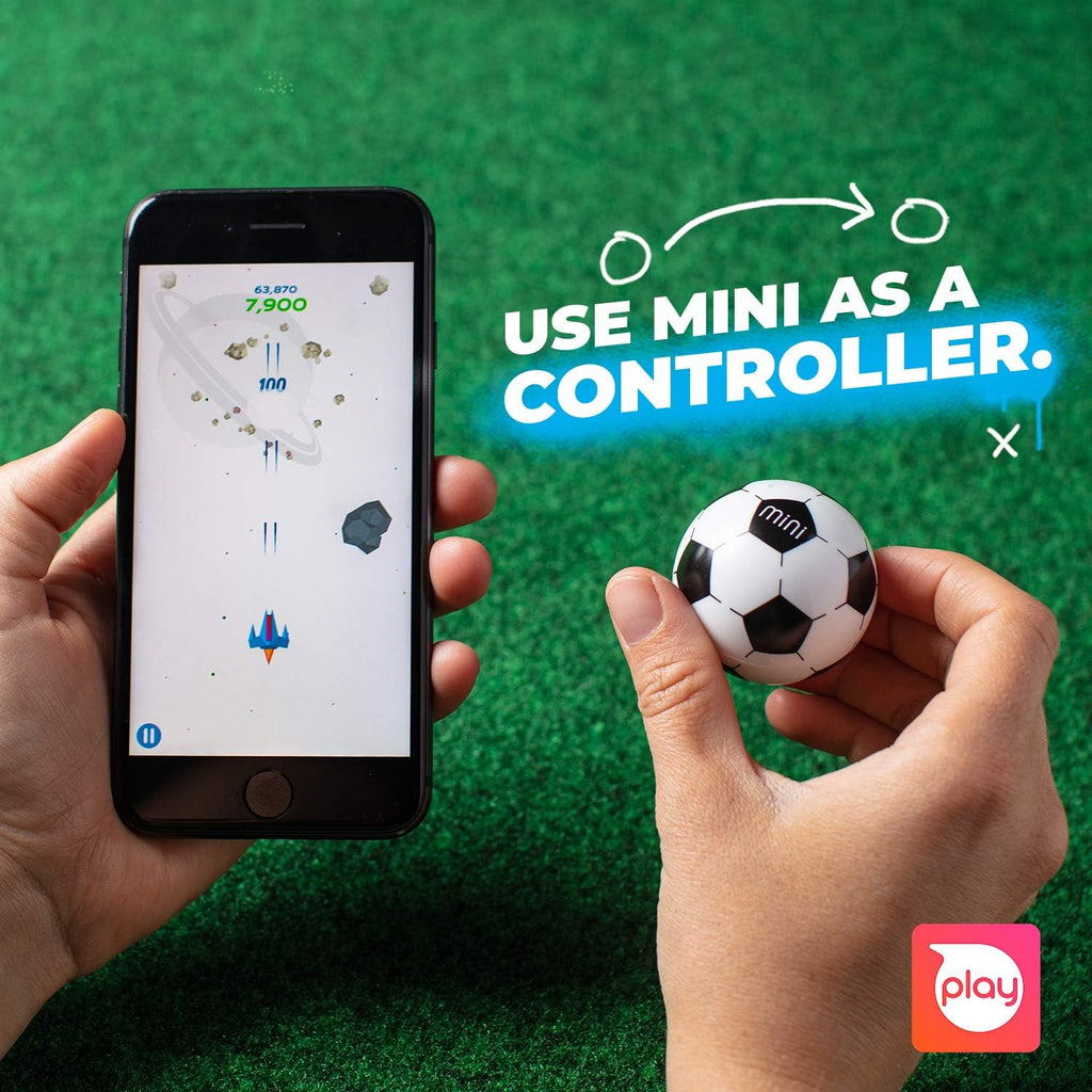 Sphero Mini Soccer - Coding Robot Ball - Educational Coding and Gaming for Kids and Teens - Bluetooth Connectivity - Interactive and Fun Learning Experience for Ages 8+
