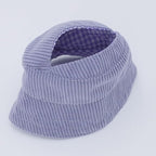 Etistta 6.7 inch Doll Clothes with Hat, Corduroy Bib Pants Overalls for 17cm Doll Accessories Outfits (Purple)