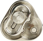 EDC Metal Fidget Slider Toys- Stress Relief EDC Fidget Slider Casual Metal Adult's Hand Toys Office Desk Toys Gifts Stress Toys for Adults(TR-Silver)