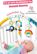 Pau1Hami1ton Baby Stroller Arch Toys, Car Seat Toys,Bouncer Toy Bar/Mobile for Bassinet,Adjustable Baby Hanging Toys Fit for Crib Bed,Stroller,Car Seat.S-19(Bee)